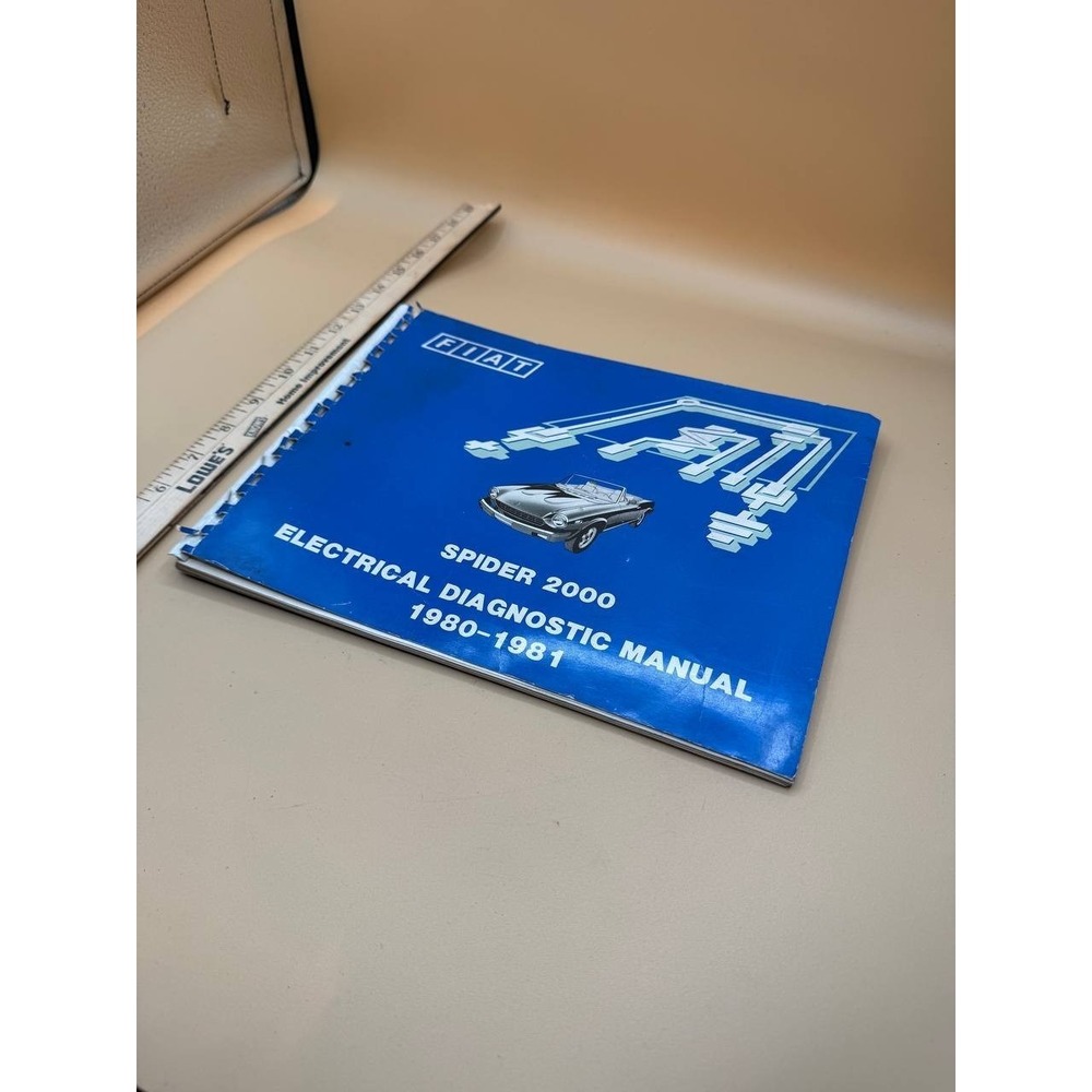 Fiat Spider 2000‎ Electrical Diagnostic Manual 1980-1981
